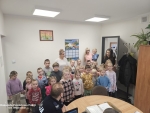 Przedszkolaki odwiedziły komisariat policji w Sławie