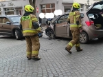 Czołowe zderzenie dwóch pojazdów w okolicach Starego Rynku w Sławie